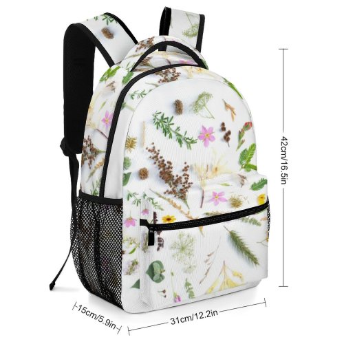 yanfind Children's Backpack Floral Beautiful Design Flowers Arrrangement Botanical Flora Art Decoration Disjunct Natural Preschool Nursery Travel Bag