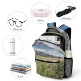 yanfind Children's Backpack Grassland Outdoors Countryside Grass Plant Meadow Rural Farm Co Usa  Range Preschool Nursery Travel Bag