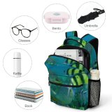 yanfind Children's Backpack Fish Sea Ocean Coral Reef Underwater Sealife Bananafish Marine Biology Organism Pomacanthidae Preschool Nursery Travel Bag