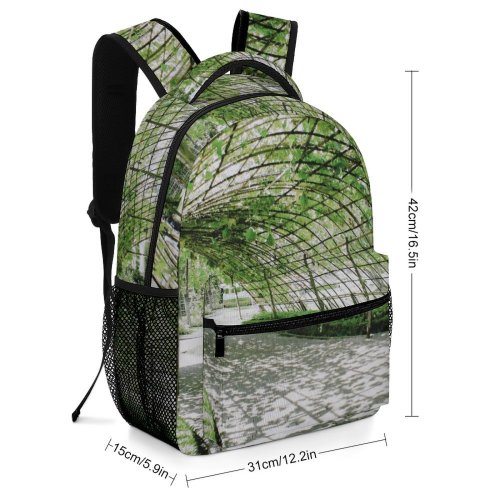 yanfind Children's Backpack Garden Arbour Outdoors Porch Patio Pergola Tunnel Shades Vegetables Birds Preschool Nursery Travel Bag