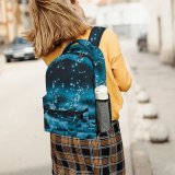 yanfind Children's Backpack  Focus Motion  Dark Drop Drops Macro Preschool Nursery Travel Bag