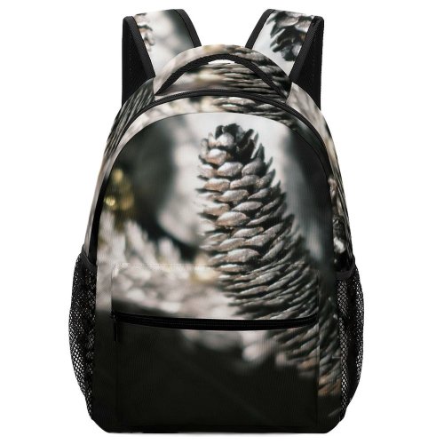 yanfind Children's Backpack Abies Moody Vintage Warmth Hygge Homey Tree  Pine Home Plant Preschool Nursery Travel Bag