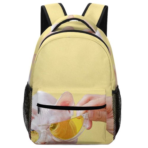 yanfind Children's Backpack Fun Child Sit Cute Young Baby Little Happiness Girl Portrait Humor Preschool Nursery Travel Bag