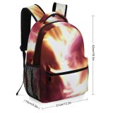 yanfind Children's Backpack Flames Fire Abstract Hot Warm Light Effects Heat Flame Atmosphere Gas Bonfire Preschool Nursery Travel Bag