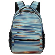 yanfind Children's Backpack  Texture Ripple Preschool Nursery Travel Bag