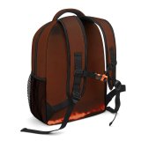 yanfind Children's Backpack Dawn Hot Lava Sky  Fire Sunset Free Dusk Outdoors Wallpapers Preschool Nursery Travel Bag