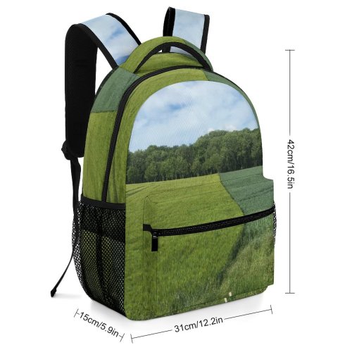 yanfind Children's Backpack Field Grassland Outdoors Countryside Farm Rural Grass Plant Meadow Erfurt Alemanha Land Preschool Nursery Travel Bag