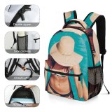 yanfind Children's Backpack Girl Swimsuit Bronzing Vacation Poolside Sexy Bikini Daylight Travel Dug Leisure Beach Preschool Nursery Travel Bag