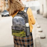 yanfind Children's Backpack Landscape Trail Wallpapers Pictures Outdoors Waterfall Snow  Wildflowers Park Preschool Nursery Travel Bag