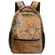 yanfind Children's Backpack Funny Curiosity Outdoors Little  Staring Grass Whisker Downy Portrait Preschool Nursery Travel Bag
