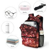 yanfind Children's Backpack Glass Colour Container Light Illuminated Lights Jar Reflection Preschool Nursery Travel Bag