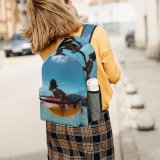 yanfind Children's Backpack French Vacation Leisure Island Paradise Beach Polynesia Boy Idyllic Bora Relaxation Sea Preschool Nursery Travel Bag