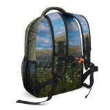 yanfind Children's Backpack Field Outdoors Grassland Sky Tasmania Cloud Cumulus Countryside Australia Farm Meadow Rural Preschool Nursery Travel Bag