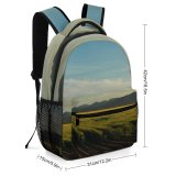 yanfind Children's Backpack Dry Countryside Relaxed Mexico Growing Sonora Highway Pictures Late Grassland Cloud Preschool Nursery Travel Bag