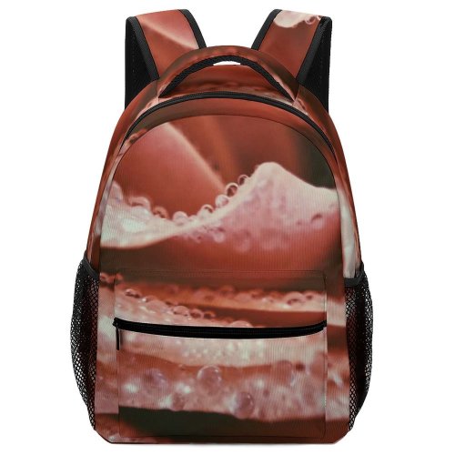 yanfind Children's Backpack  Flower Plant Rose Petal Burger Macro Preschool Nursery Travel Bag