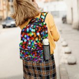 yanfind Children's Backpack Decoration Abstract Dots Colour Night Festive Light Free Carnival Colorful Freelense Preschool Nursery Travel Bag