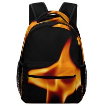 yanfind Children's Backpack Fire Flame Burn Horn Horns form Hot Heat Arson Blaze Flicker Flames Preschool Nursery Travel Bag