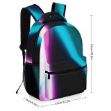 yanfind Children's Backpack  Dynamic Surreal Design Shining Artistic Insubstantial Creativity Smooth Energy Colorful Curve Preschool Nursery Travel Bag