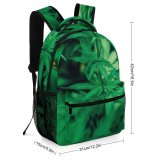 yanfind Children's Backpack  Focus Plant Depth Greenery Field Hemp Drug Cannabis Medicinal Growth Selective Preschool Nursery Travel Bag