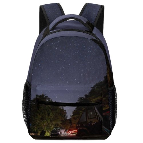 yanfind Children's Backpack Dark Exploration Astrology Scenery Landscape Evening Travel Space Light Galaxy Astronomy Outdoors Preschool Nursery Travel Bag