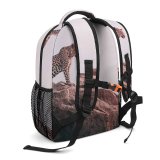 yanfind Children's Backpack Leopard Big Africa Cat Safari Panthera Wild  Wildlife Preschool Nursery Travel Bag