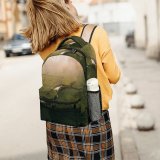 yanfind Children's Backpack Landscape Countryside Pictures Grassland Outdoors Agriculture Free Bali Field Paddy Images Preschool Nursery Travel Bag