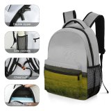 yanfind Children's Backpack Field Grassland Outdoors Countryside Rural Farm Paddy Meadow Public Domain Preschool Nursery Travel Bag