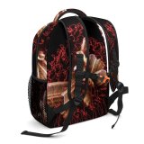 yanfind Children's Backpack Feuerwerk Silvester Fiery Dark Organism Fireworks Fte Event Graphics Art Preschool Nursery Travel Bag