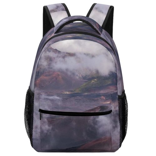 yanfind Children's Backpack Images Eruption Scenery Domain Pictures Outdoors Public Wallpapers Grey Volcano Preschool Nursery Travel Bag