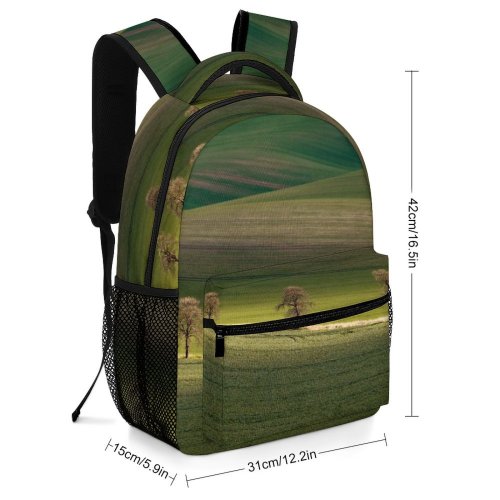 yanfind Children's Backpack Field Outdoors Grassland Plant Grass Násedlovice Czechy Giraffe Wildlife Scenery Countryside Tree Preschool Nursery Travel Bag