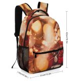 yanfind Children's Backpack  Focus Design Decor Shining  Xmas Ball Lights Depth Balls Decorations Preschool Nursery Travel Bag