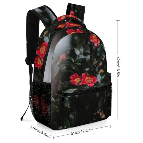 yanfind Children's Backpack  Flower Geranium Plant Rose Petal Peony Acanthaceae Vegetation Public Domain Preschool Nursery Travel Bag