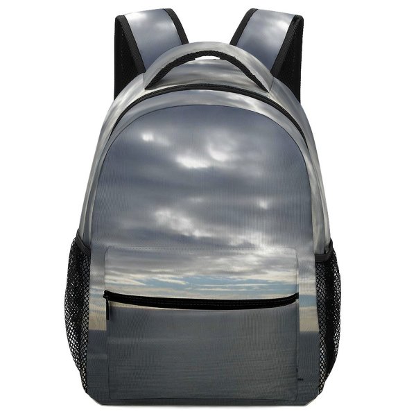 yanfind Children's Backpack Akdeniz Mediterannean Mersin Sea Grey Seaside Cargo Vessel Ship Dark Clouds Freaky Preschool Nursery Travel Bag