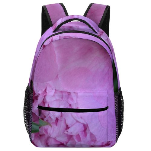 yanfind Children's Backpack  Flower Peony Plant Rose Netherlands Purple Petal Preschool Nursery Travel Bag