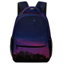 yanfind Children's Backpack Dawn Silhouette Minimal Tree Sky Night Sunset Exposure Dusk Preschool Nursery Travel Bag