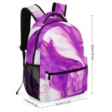 yanfind Children's Backpack Colours Light Abstract Drop Art Purple Psycodellic Psyco Violet Magenta Preschool Nursery Travel Bag