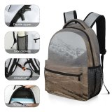 yanfind Children's Backpack Abies Pine Plant Domain Spruce Pictures Outdoors Grey Tree Fir Public Preschool Nursery Travel Bag