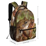 yanfind Children's Backpack Amphibian Cling Copulate Copulating Croak Frog Frogs Grab Hop Intercourse Lake Preschool Nursery Travel Bag
