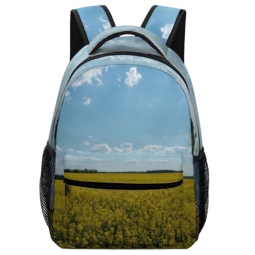 yanfind Children's Backpack Field Grassland Outdoors  Deutschland Farm Meadow Rural Countryside Renewable Energies Monoculture Preschool Nursery Travel Bag