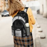 yanfind Children's Backpack Dark Gate Entrance Travel Abandoned Church Building Cathedral Facade Outdoors Architecture Preschool Nursery Travel Bag