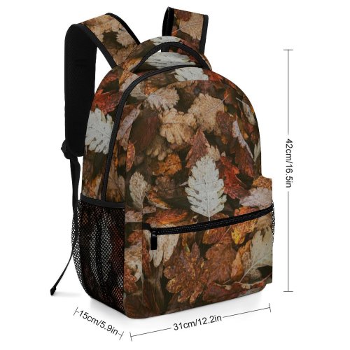 yanfind Children's Backpack Autumn Dry Fall Season Leaves Preschool Nursery Travel Bag