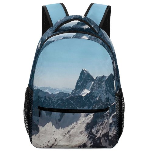 yanfind Children's Backpack Chamonix Range  Sky   Snow Free Mont  Blanc.⁩ ⁨ Preschool Nursery Travel Bag