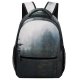 yanfind Children's Backpack Fog Slovakia Road Vernár Asphalt Tarmac Fod Tree Forest  Dark Arrow Preschool Nursery Travel Bag