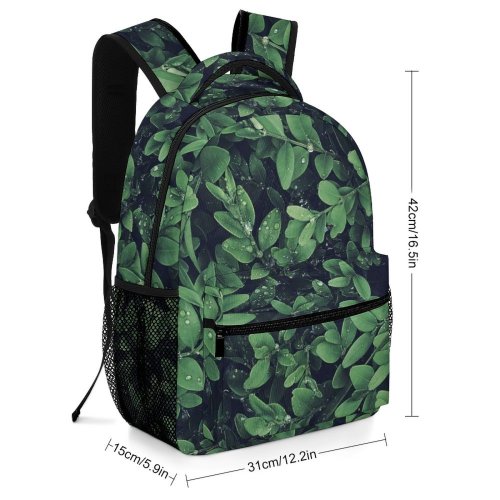 yanfind Children's Backpack Flora Foliage Art Garden Decoration Abstract Texture Leaves Growth Preschool Nursery Travel Bag