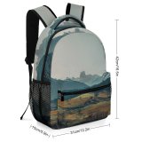 yanfind Children's Backpack Abies Scenery Range Tree  Housing Plant Fir  Outdoors Wallpapers Preschool Nursery Travel Bag