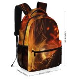 yanfind Children's Backpack Fireplace Ignite Blaze Dark Wildfire Blazing Burn Fire Energy Flames Flammable Preschool Nursery Travel Bag