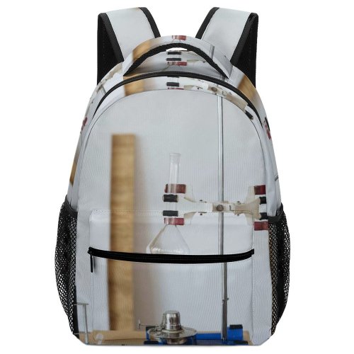 yanfind Children's Backpack Beaker Family Analyze Design Pharmacy Sample Stand Lamp Chemistry  Science Flask Preschool Nursery Travel Bag