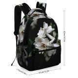 yanfind Children's Backpack Flower Plant  Rose Petal Grey Plants Leaf Bokeh Depth Field Shadows Preschool Nursery Travel Bag