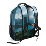 yanfind Children's Backpack Forest Scenery Footage Clouds Grass Landscape Daylight Mountains Daytime Sight Growth Outdoors Preschool Nursery Travel Bag