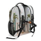 yanfind Children's Backpack Bahamas Mansion Building Housing Plant Stock Flora Luxury Exterior Facade Dream Preschool Nursery Travel Bag